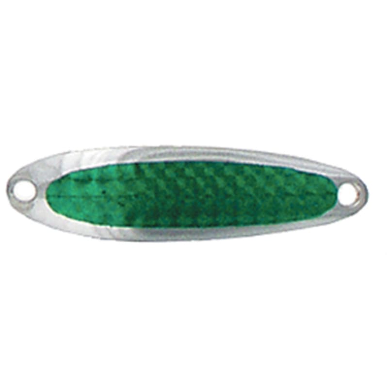 Luhr-Jensen Krocodile Spoon - Chrome/Green Prism-Lite