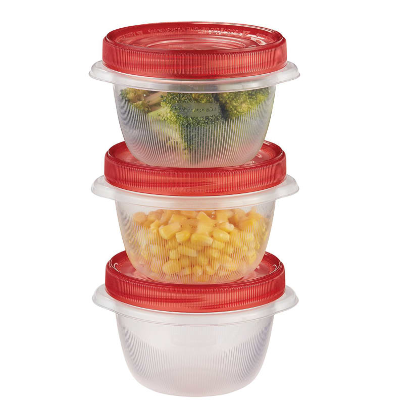 Rubbermaid Takealongs 5 Cup Round Food Storage Container 3 Pk., Food  Storage, Household