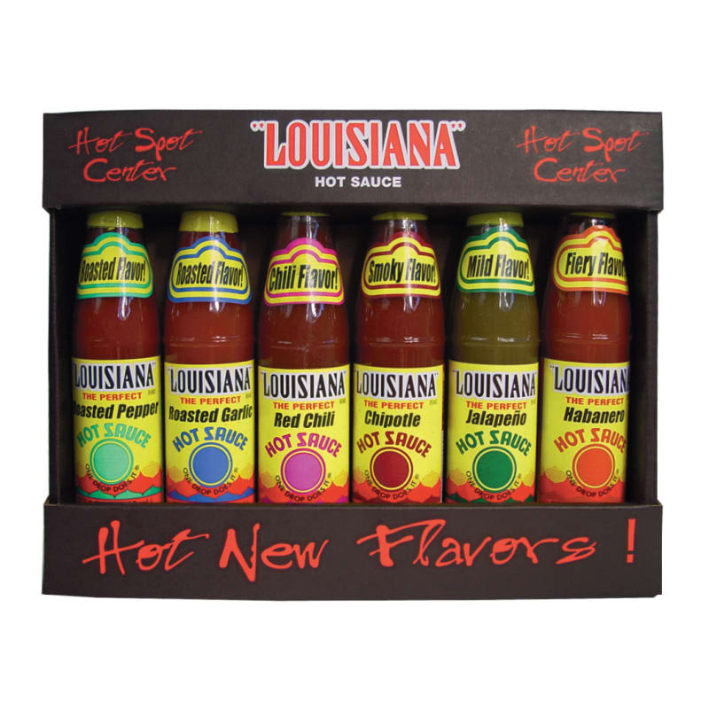 Louisiana Brand Hot Spots - 6 Variety Pack by LOUISIANA at Fleet Farm