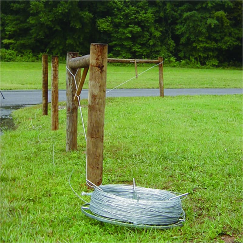 Electric Fence Wire Dereeler With Brake, Knock-Down Style