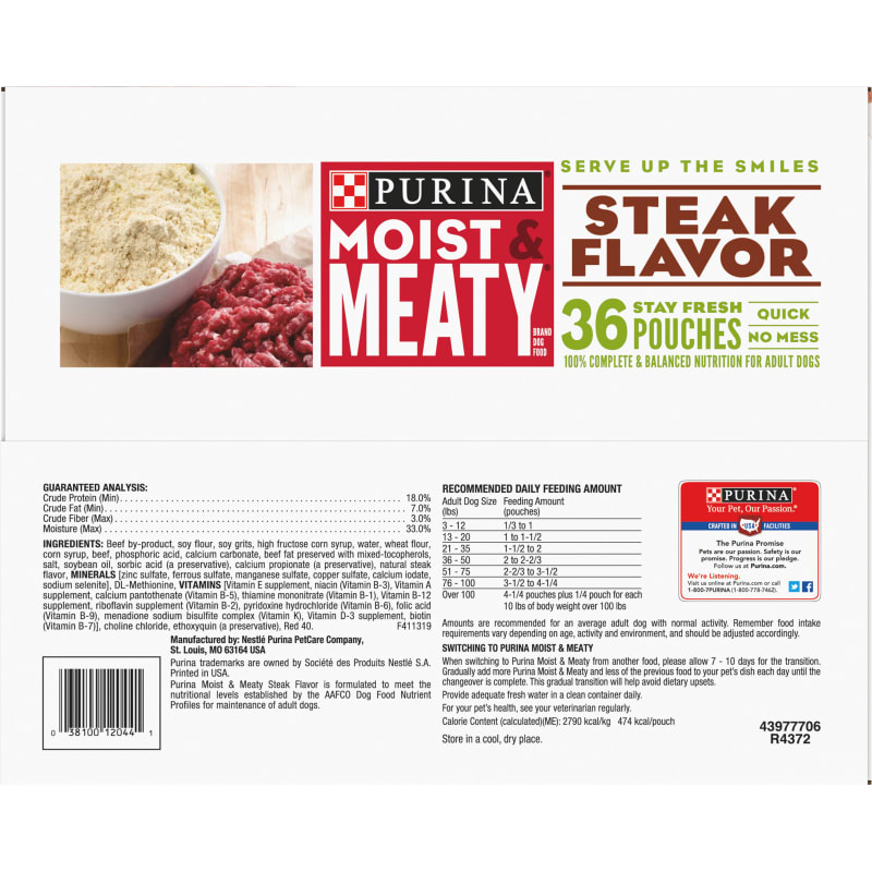 Moist and meaty puppy food on sale