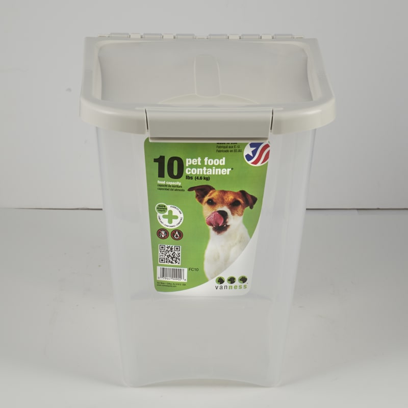 Van ness pet deals food container 10 lb