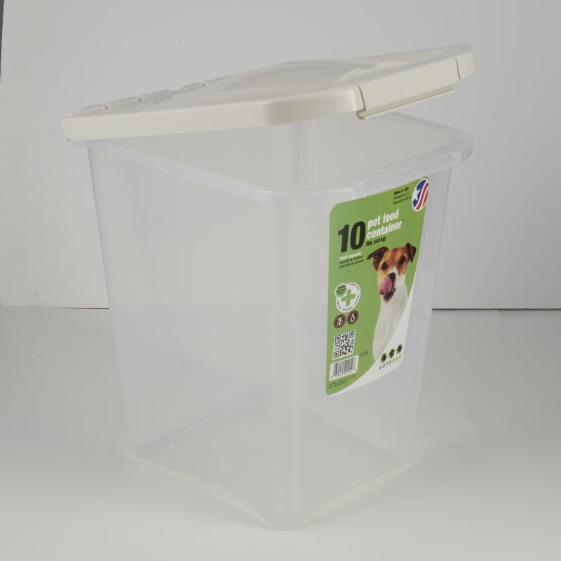 Van Ness 10-Pound Food Container with Fresh-Tite Seal (FC10) white