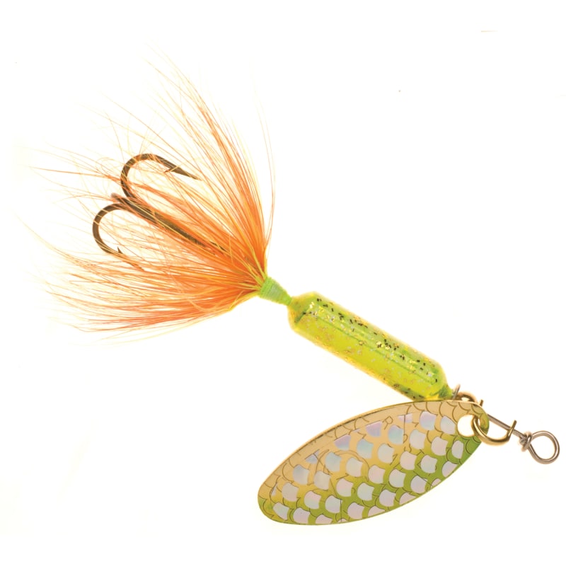 Rooster Tail - Strobe Chartreuse by Yakima at Fleet Farm