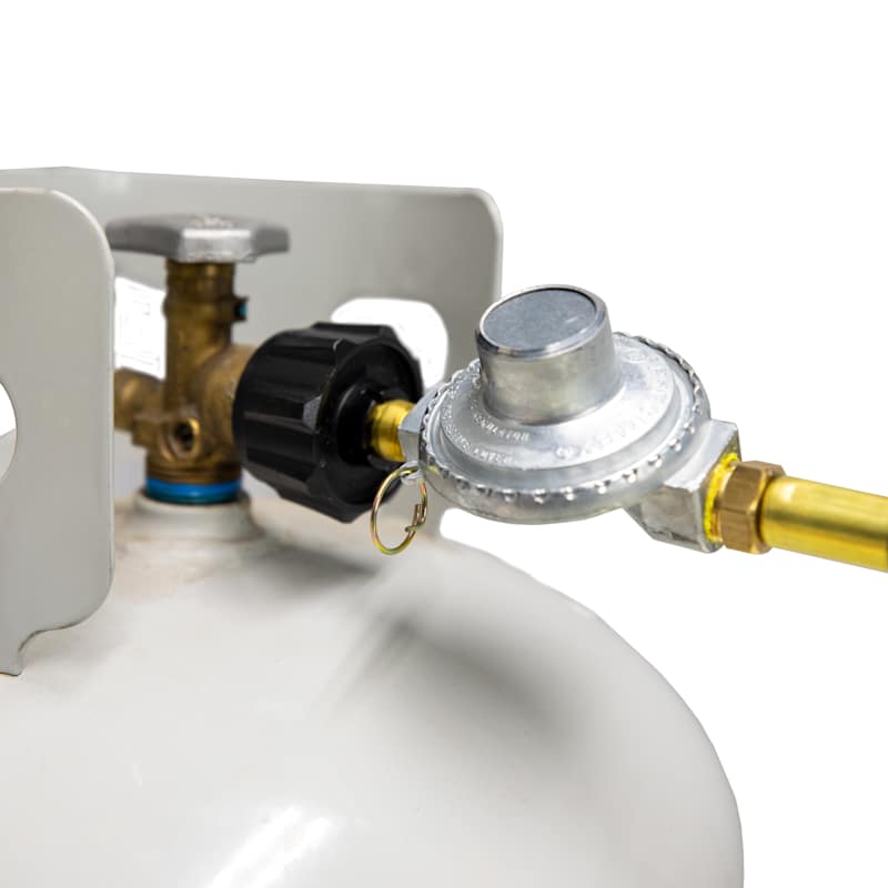 Big Buddy 12 ft Propane Hose w/ Regulator by Heater at Fleet Farm