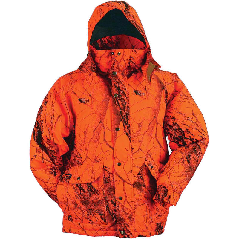 Men s Deer Hunter Naked North Blaze Orange Heavyweight Parka
