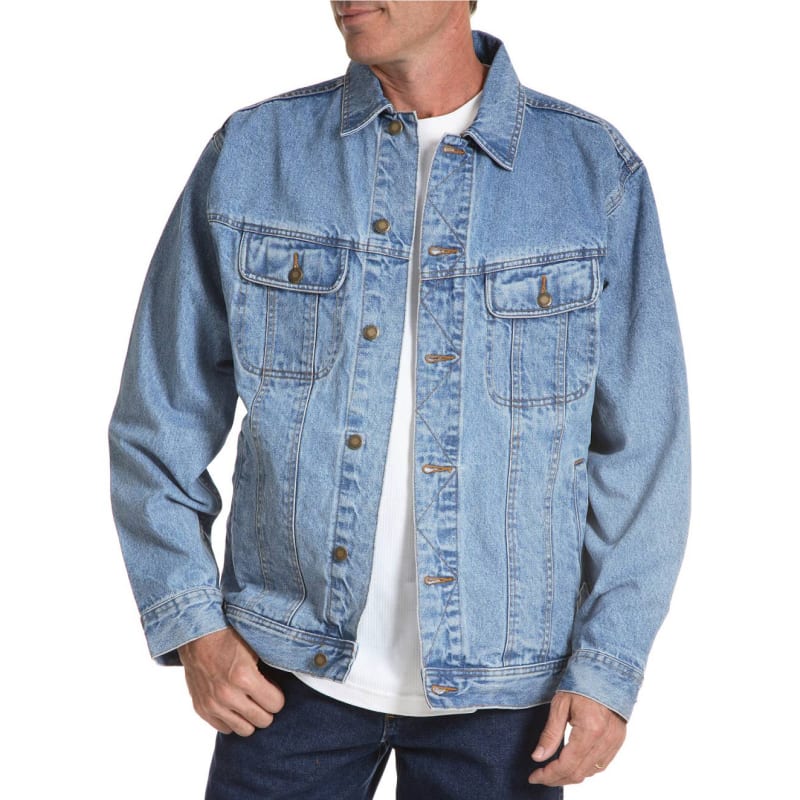 Men s Rugged Wear Vintage Indigo Unlined Denim Jacket