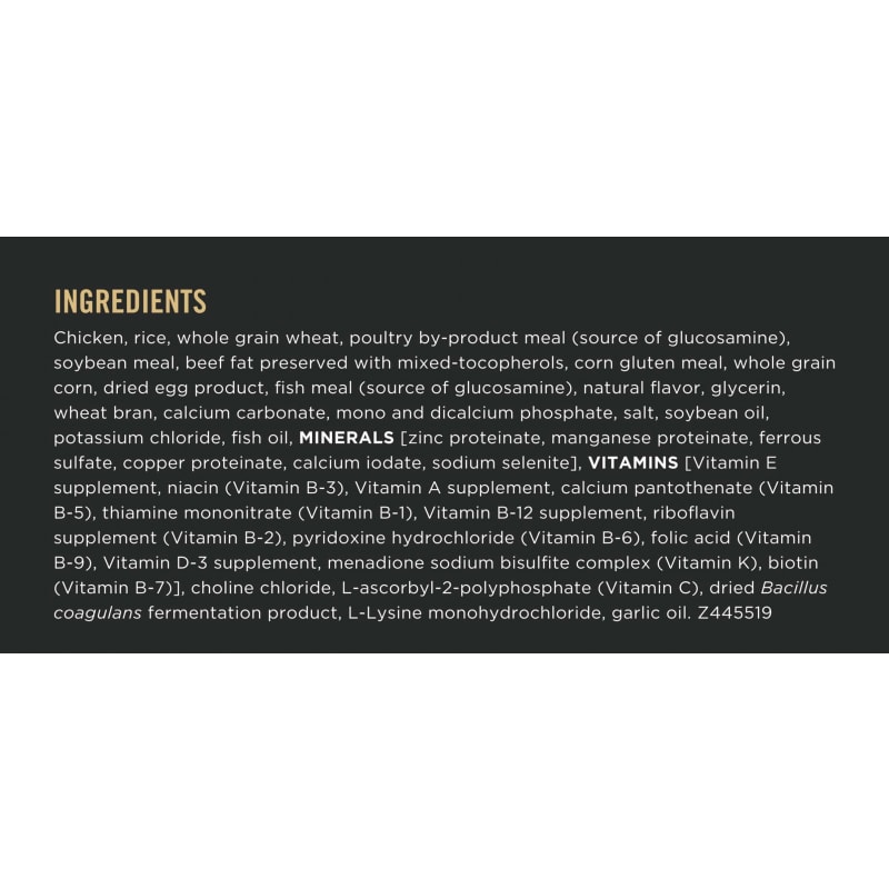 Pro plan ingredients cheap