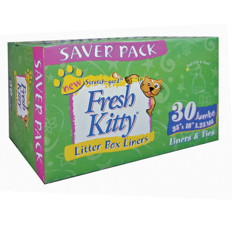 Fresh kitty litter box liners online