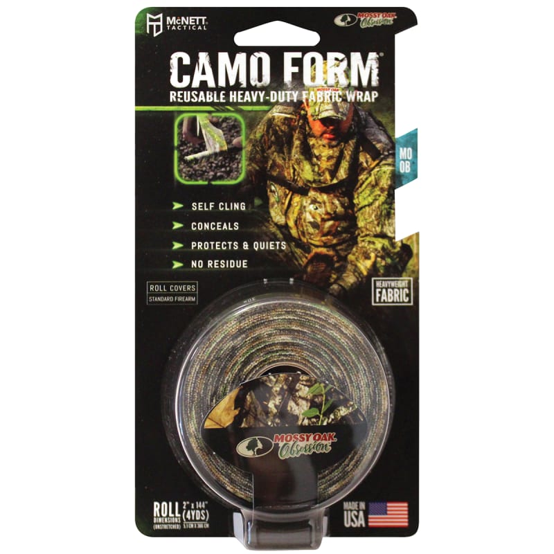 MFH Fabric Camo Tape 5cm X 10m - Stealth Wrap For Rifle Hunting Airsoft - OD Green-598257