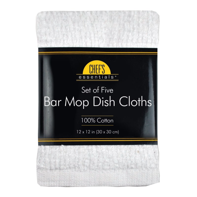 Chef S Essentials 5 Pk. Bar Mop Dish Cloths