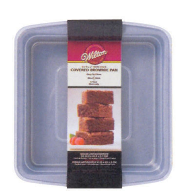 Wilton Recipe Right Covered Brownie Pan-Square 9