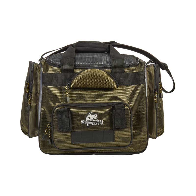 Okeechobee Fats Large Fishing Tackle Bag with 2 Large Lure Box