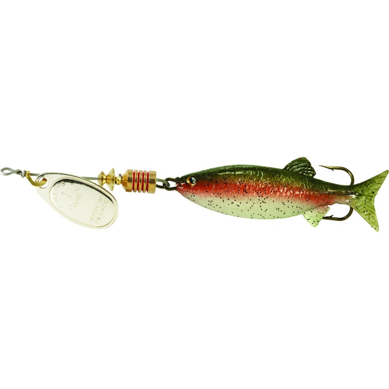 Comet Mino Spinner Silver Rainbow Trout