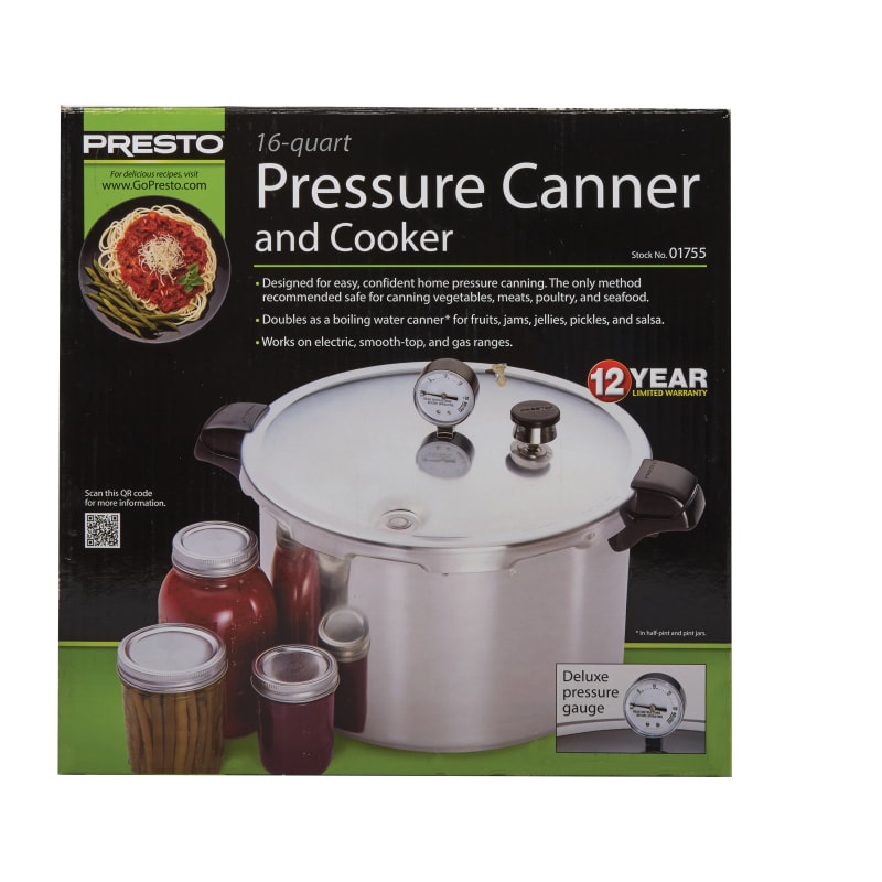 Presto 4-Quart Aluminum Pressure Cooker