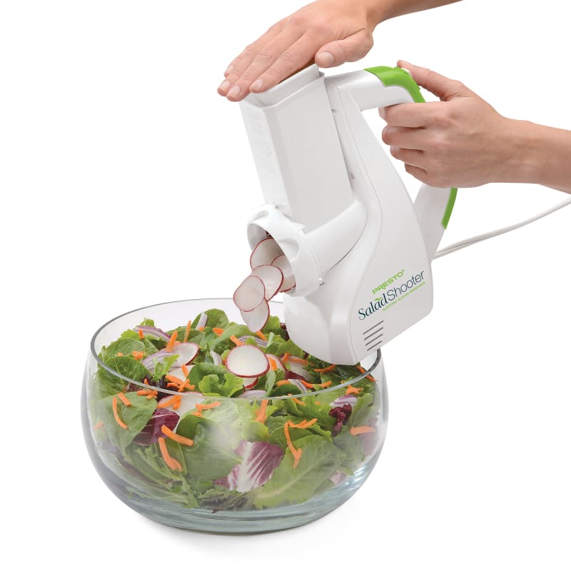 Presto 02970 Professional SaladShooter Electric Slicer/Shredder, Black,1  count