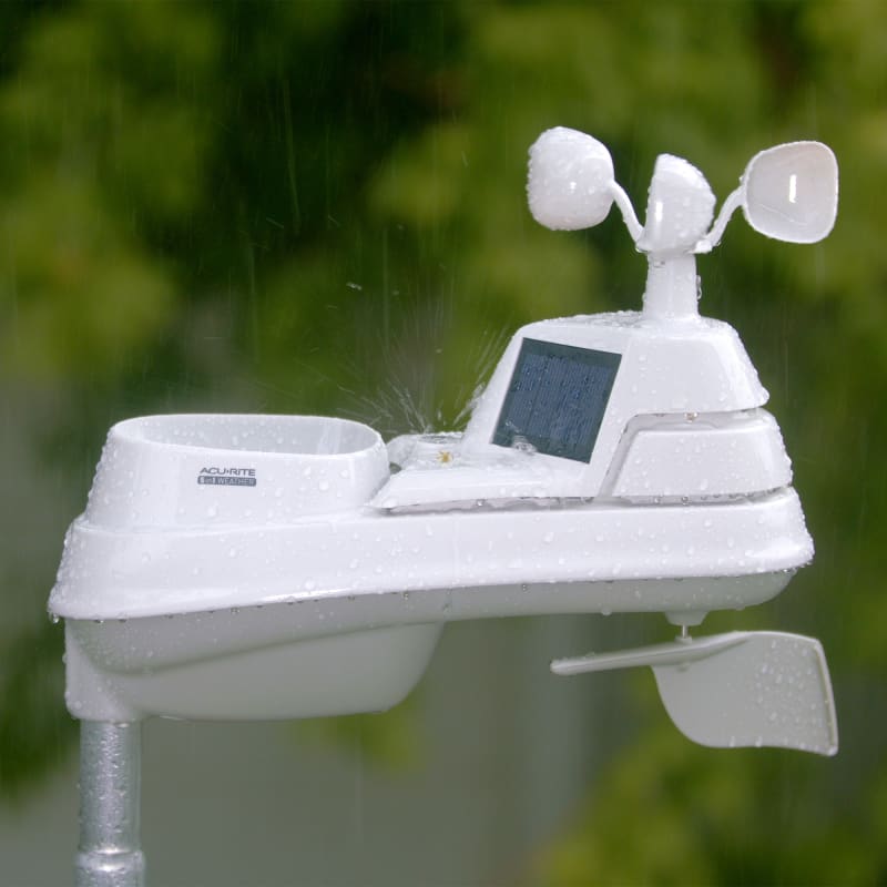 Professional 5-in-1 Weather Station w/ Wind & Rain Plus Weather