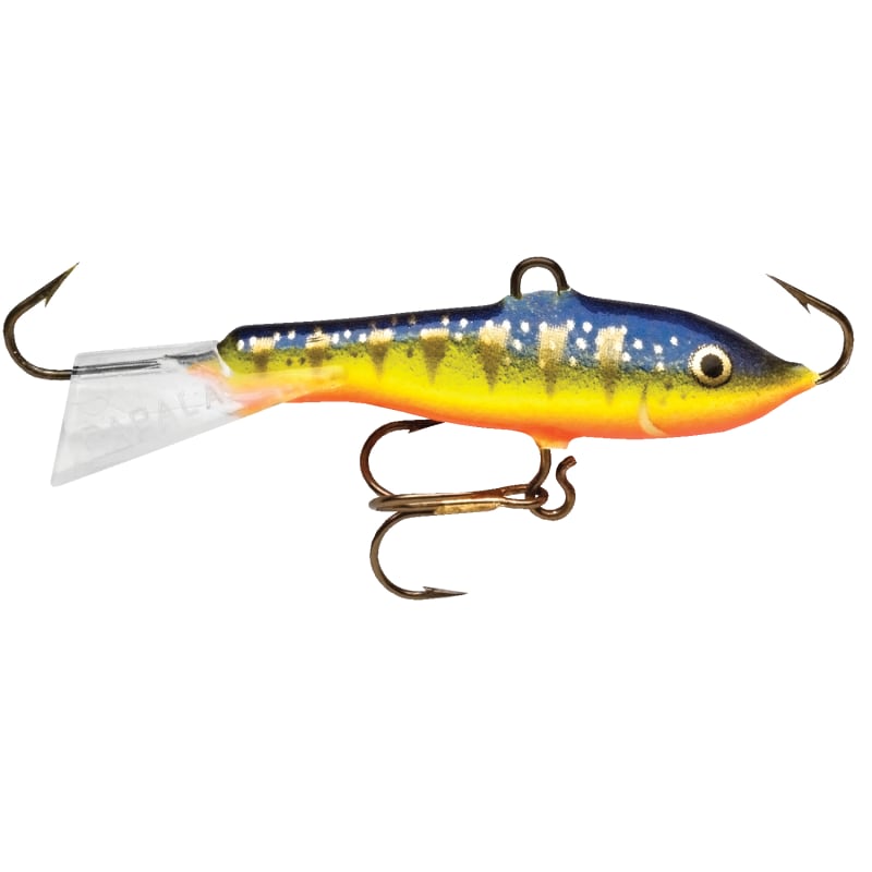 Jigging Rap - Glow Hot Perch by Rapala at Fleet Farm