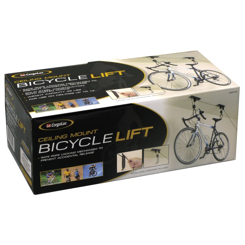 Ceiling Mount Bike Lift by CargoLoc at Fleet Farm