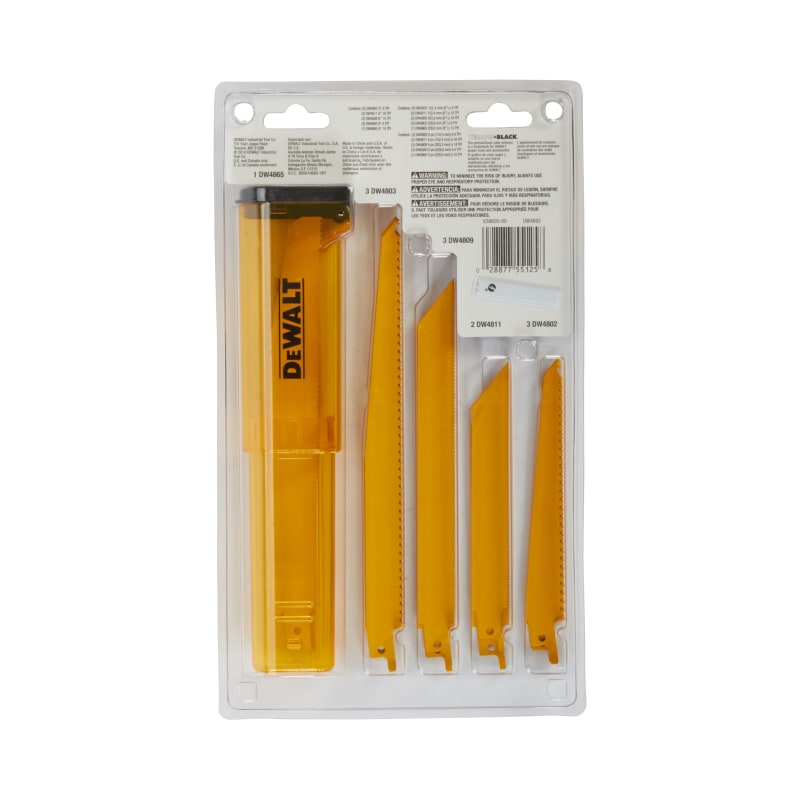 12 Pc. Reciprocating Saw Blade Set by DEWALT at Fleet Farm