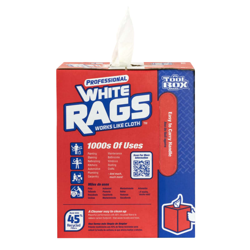 Bath Towel Rags (12 rags/box)