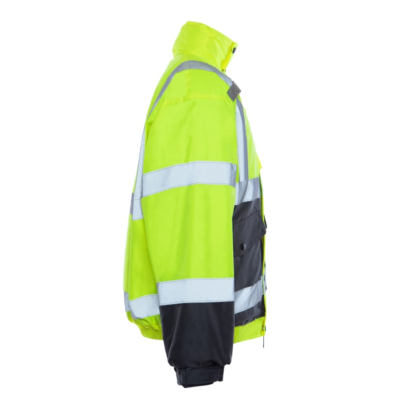 Men s Premium Hi Vis Full Zip Bomber Jacket by Utility Pro Wear at