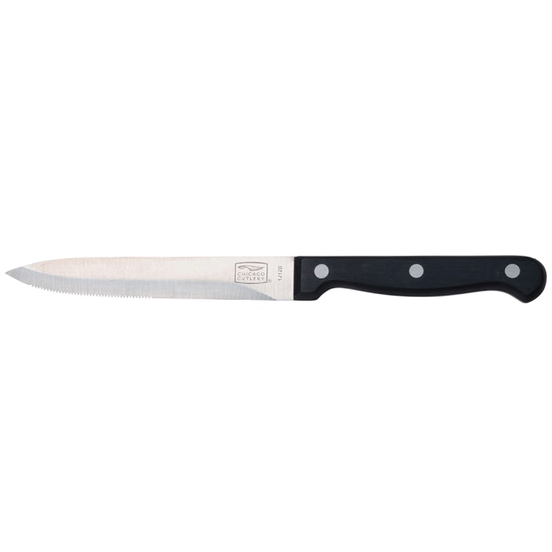 Chicago Cutlery Essentials Knife, Serrated Utility, 4.75 Inch