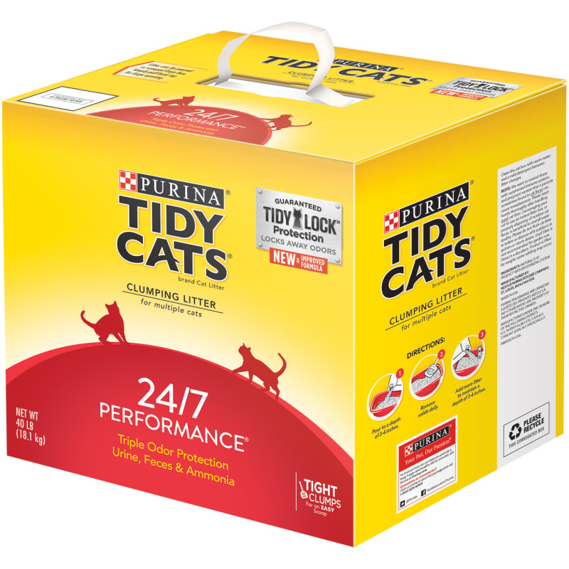 Tidy Cats 24 7 Performance Scoopable Multiple Cat Clumping Litter 40 lbs by Purina at Fleet Farm