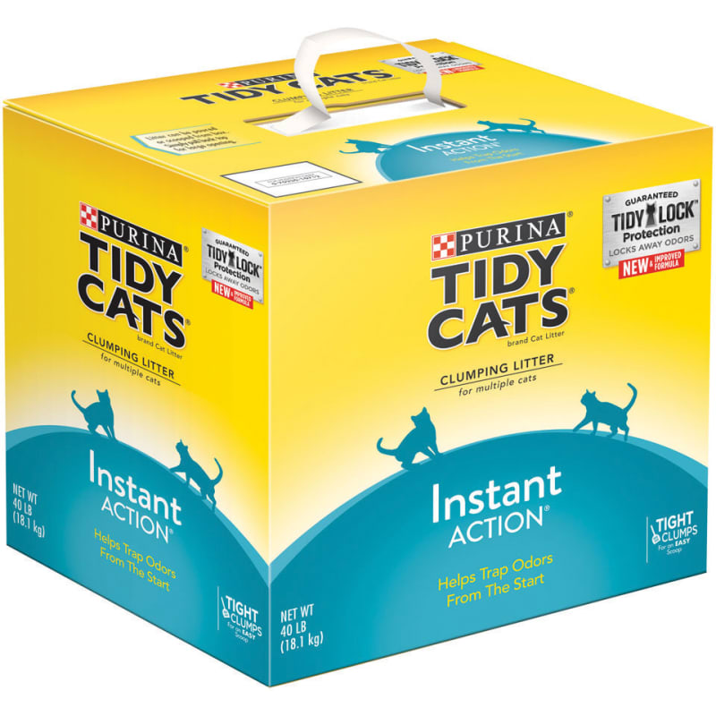 Instant Action Scoopable Multiple Cat Clumping Litter 40 lbs by