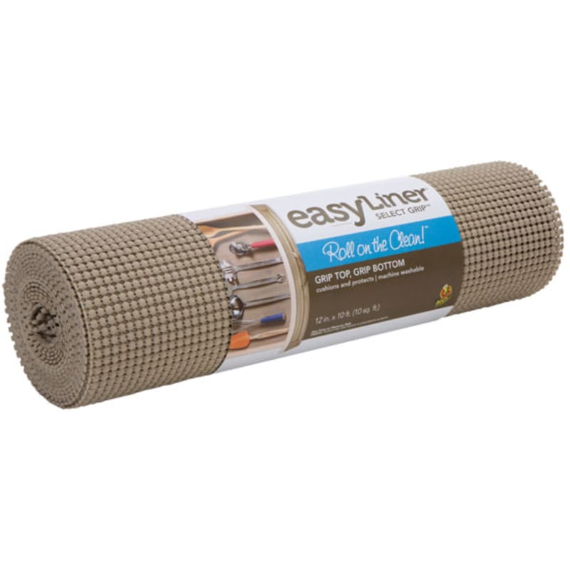 Easyliner Select Grip 20 in. x 6 ft. Shelf Liner, Brownstone, Size: 20 in x 6 ft