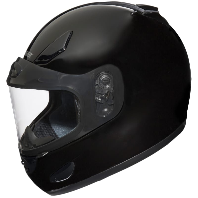 Raider Motorcycle Half Helmet DOT Approved (Matte Black), S-XL