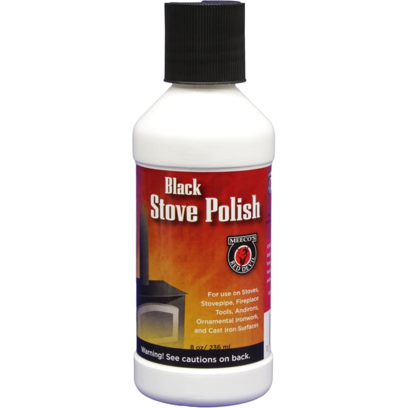 Meeco's Red Devil Black Stove Polish, 4 oz. Bottle