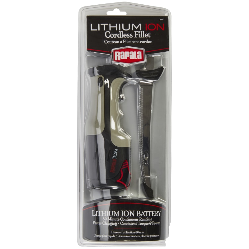 Rapala Rechargeable Fillet Knife, Lithium Ion, 