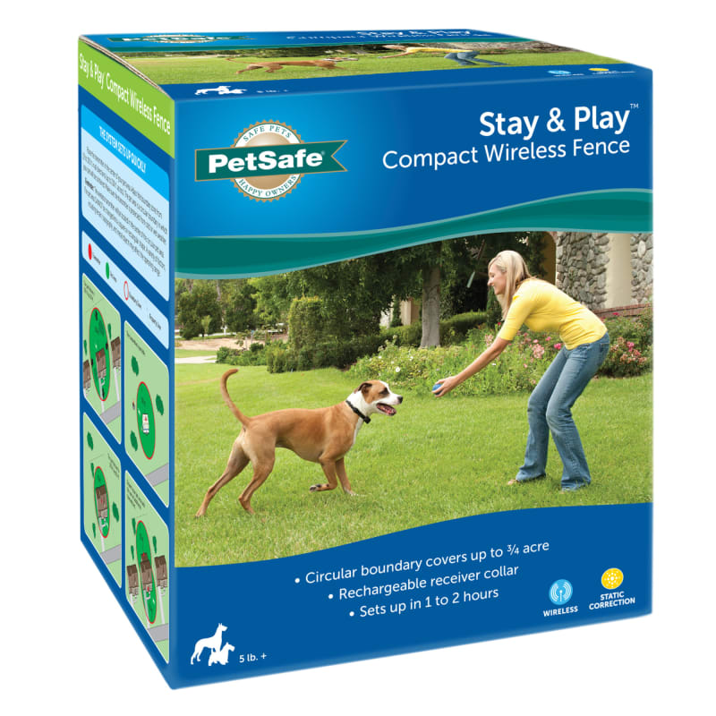 Stay Play Compact Wireless Pet Fence