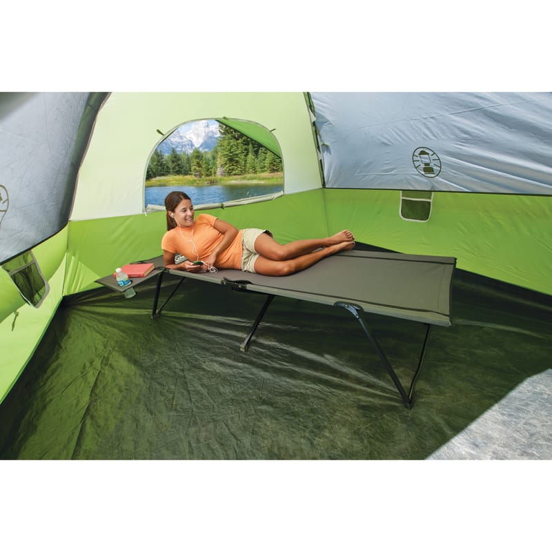 Pack Away Twin Size Cot w Side Table by Coleman at Fleet Farm