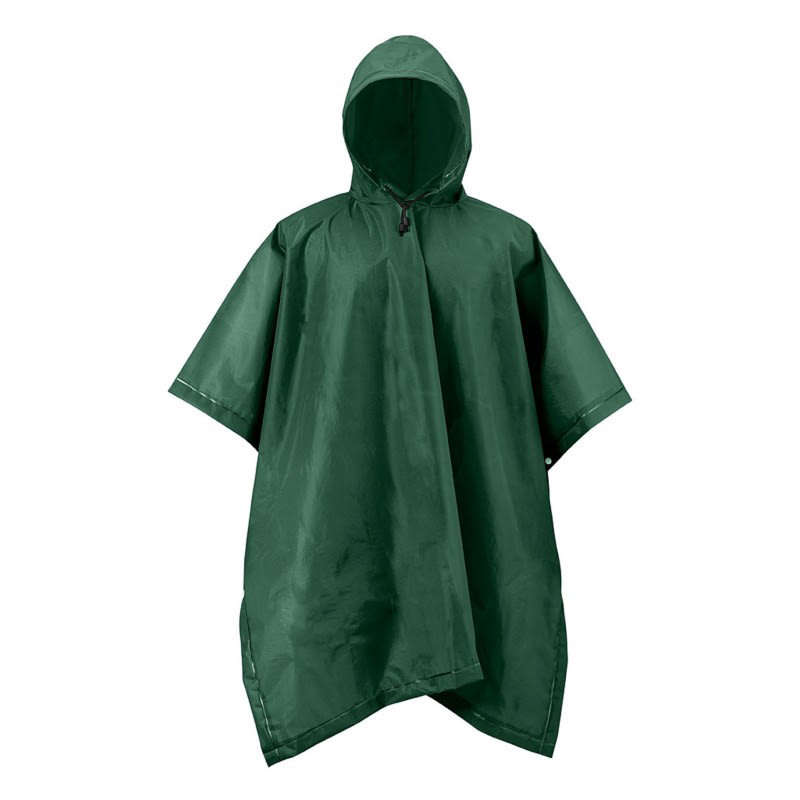 Adult Green XT Hooded Poncho at Farm