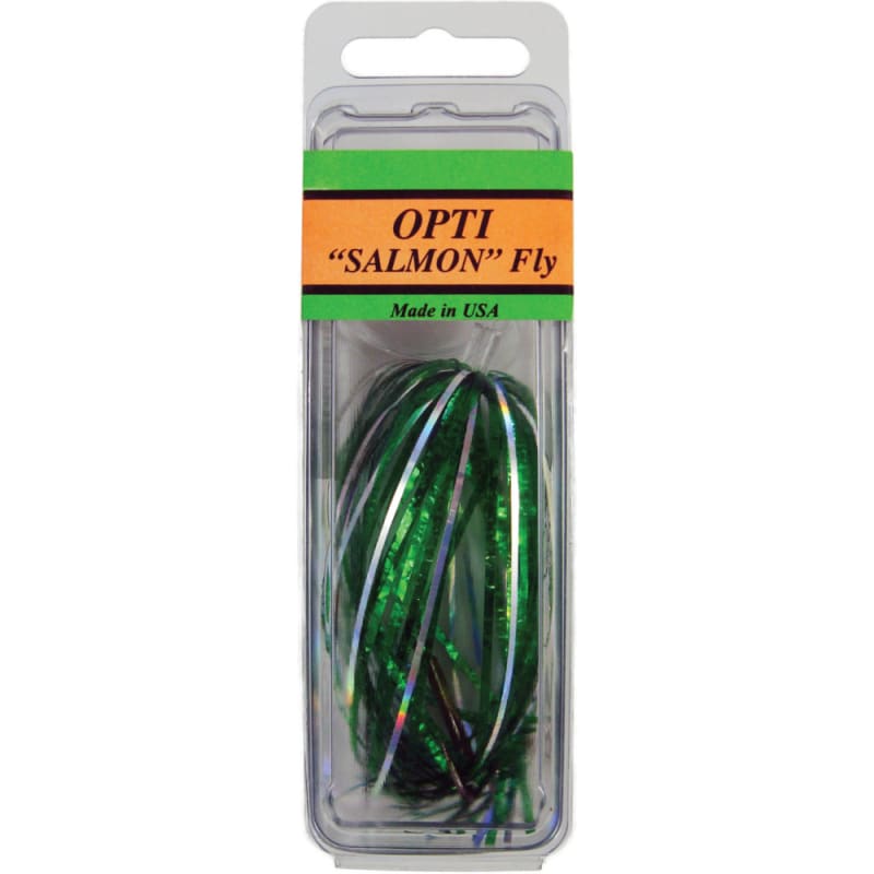 Salmon Fly Trolling Lure - Green/Lazer