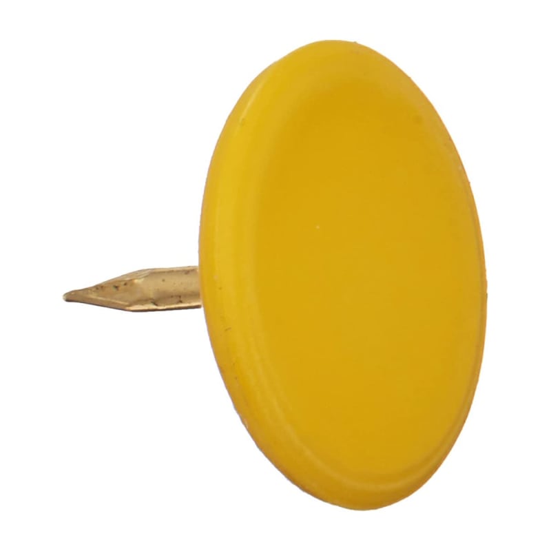 Hillman Yellow Push Pins 40 pk Hillman Yellow Push Pins 40 pk