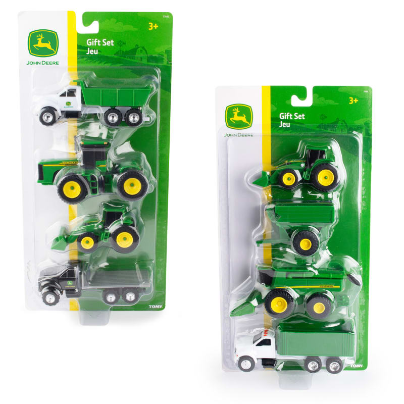 John Deere 4 Pc Carded Set Assorted