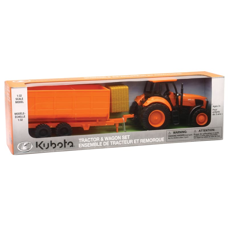 1/32 Scale Farm Tractor & Trailer - Assorted by Kubota at Fleet Farm