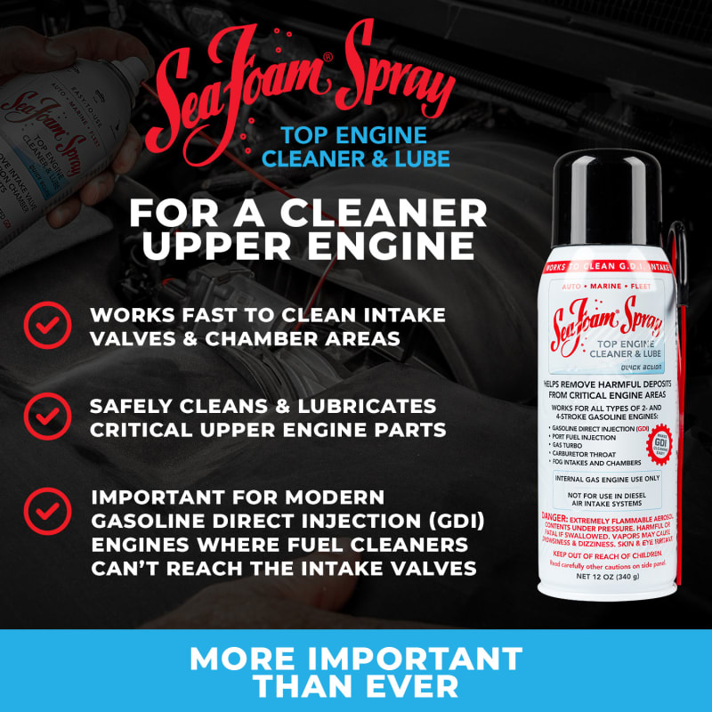 SeaFoam Spray A Cleaner Engine Made Easy