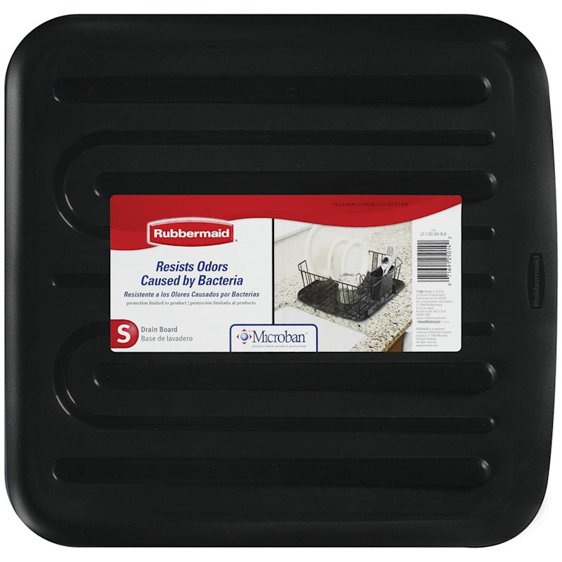 Black Small Antimicrobial Drain Board by Rubbermaid at Fleet Farm