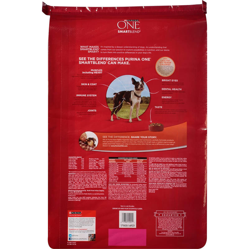 Purina ONE® SmartBlend® Healthy Weight High Protein Formula Adult Premium  Dog Food