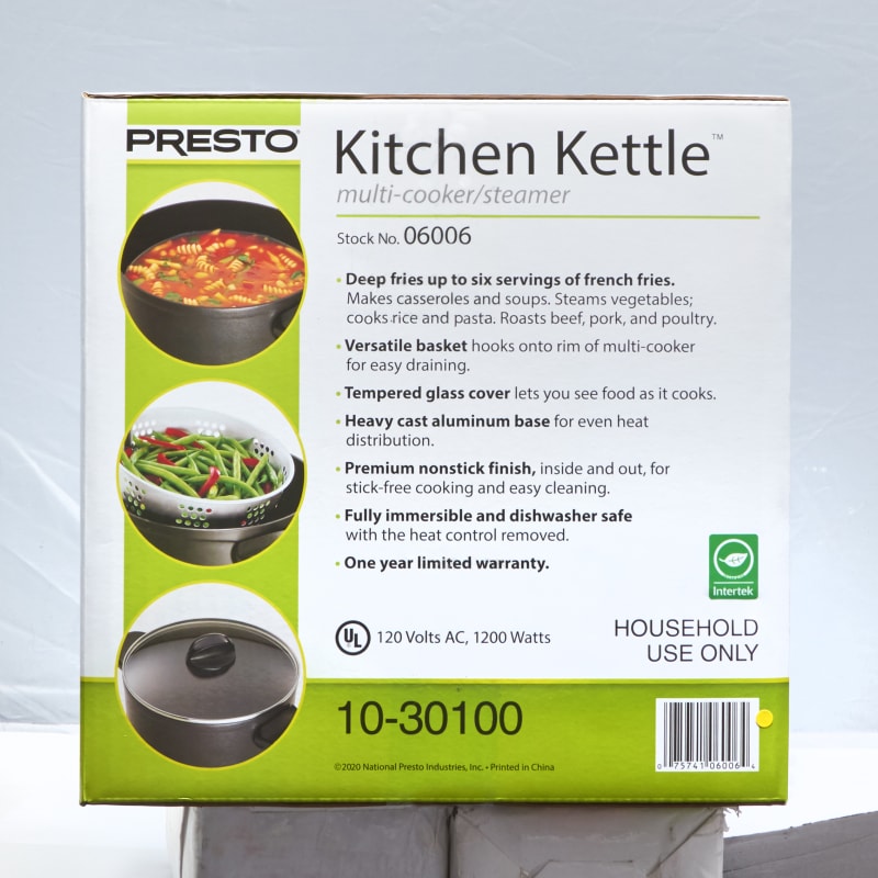 Presto 06006 Kitchen Kettle Multi-Cooker Steamer