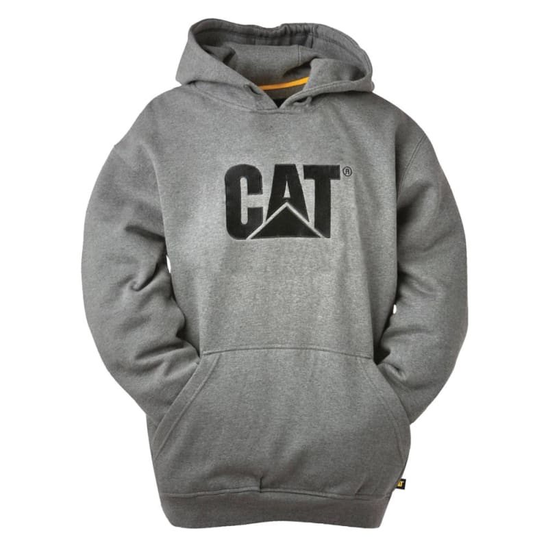 Men's Dark Heather Trademark Hooded Sweatshirt by CAT at Fleet Farm