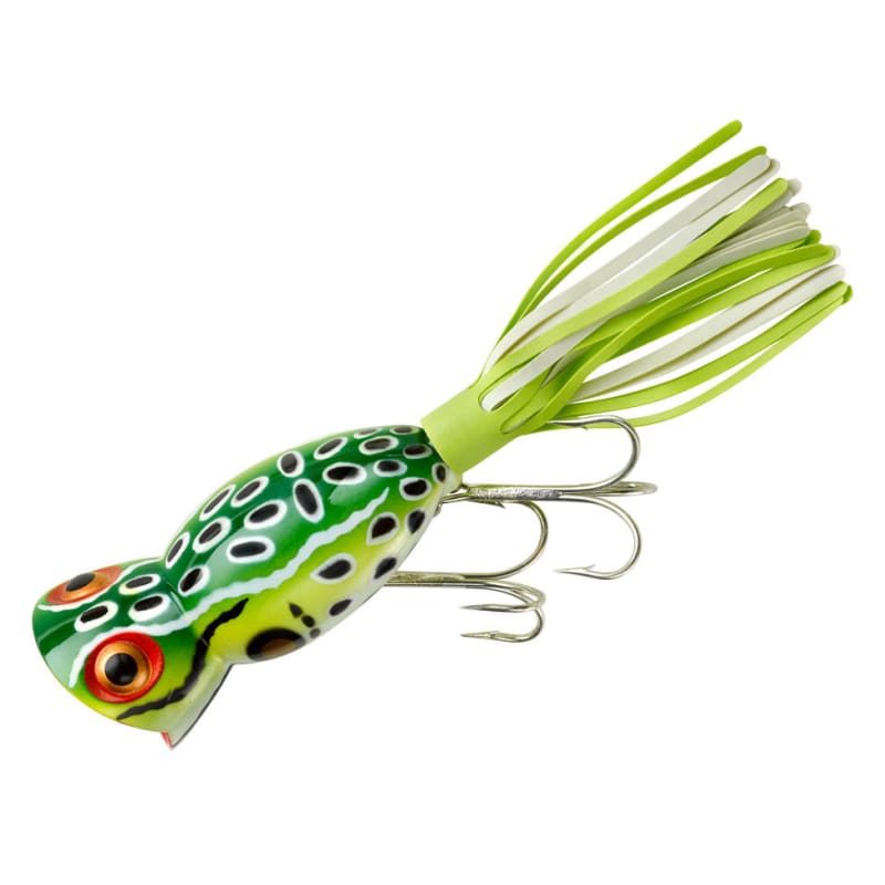 Hula Popper Surface Lure - Leopard Frog