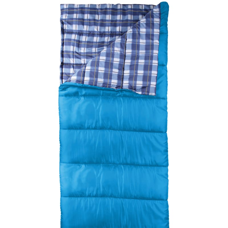 Blue Spruce Blue Blue Plaid Sleeping Bag