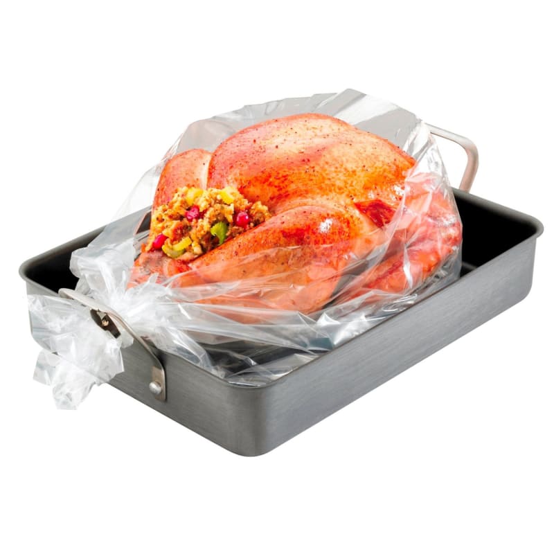 PanSaver Clear Electric Roaster Liners, 2 Liners per Box