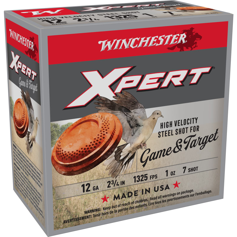 Winchester Xpert Hi-Velocity Game and Target Steel Shotshells