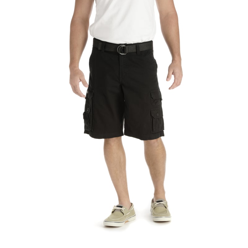 Men's Wyoming Dungaree Black Cotton Cargo Shorts by Lee at Fleet Farm